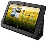 eForCity Slim PU Leather Case Cover Stand for Acer Iconia Tab A200, Black (PACEA200LC01)