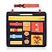 FBve Busy Board for Toddlers, Montessori Basic Skills Toddler Activity Board for Fine Motor Skills & Learn to Dress - Educational Learning Toys