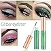 Glitter Liquid Eyeliner -High Glitter Liquid Eyeliner 10 Colors Set-Waterproof Sparkle Eyeshadow-Long Lasting Metallic Glitter Eyeliner Pen Shimmer Eye Shadow (10 Pieces, Glitter Liquid Eyeliner)