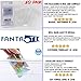 Fanta5tic 50 Pack Extra Thick ID Card Badge Holder, Vertical Hanging Card Holder with Zipper, Type Resealable Bulk Nametag Holders, Clear PVC, Waterproof Sleeve Pouch