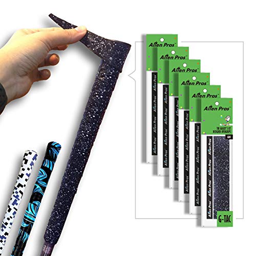 Alien Pros Golf Grip Wrapping Tapes (6-Pack) - Innovative Golf Club Grip Solution - Enjoy a Fresh New Grip Feel in Less Than 1 Minute (6-Pack, Black Magic)