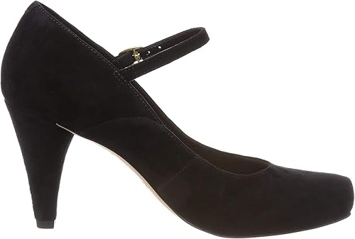 clarks heels black