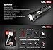 SKYBEN Klarus G20L 3000 Lumens CREE XHP70.2 P2 LED Dual-Switch USB Rechargeable Tactical Flashlight Ultra Bright Light with 1x26650 Battery, Lanyard, Holster, O-Ring USB Light
