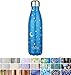 MIRA 17 oz Stainless Steel Vacuum Insulated Water Bottle - Leak-Proof Double Walled Cola Shape Bottle - Keeps Drinks Cold for 24 Hours & Hot for 12 Hours - Stars