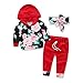 samgani baby Girls cotton printing T-shirt long pants Suit kids clothes Summer clothing (tag：70/0-6M)