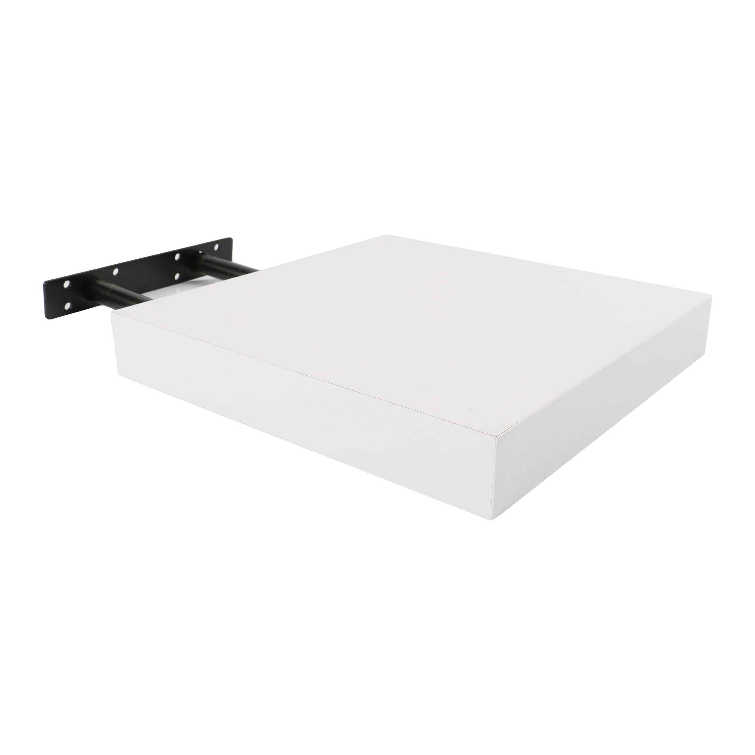 Floating Wall Shelves 25 x 25 x 4 cm White color, Wall shelves invisible fixing
