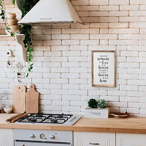 Rustic farmhouse style wall sign with text "Worth: $19.97"