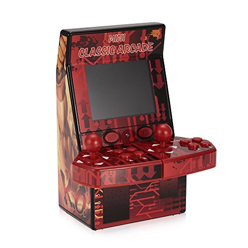 CCGTOY Upgraded Mini Classic Arcade Game Cabinet Machine Double Joystick Retro Handheld Player with Built-in 183 Games
