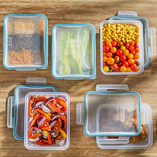 Snapware Total Solution 10Pc Plastic Food Storage Container Set, 8.5