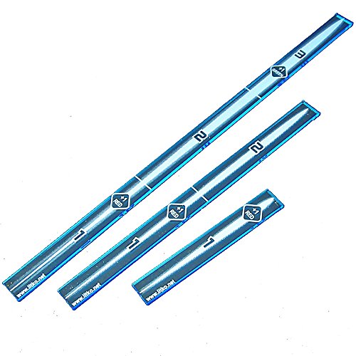 Litko Game Accessories Space Fighter, Multi-Range Fire Gauge Set, Fluorescent Blue (3)