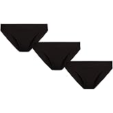 MeUndies – Women’s Feel Free Bikini Underwear – Soft Tencel Micro Modal Fabric with Lace Waistband – 3 Pack