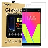 LG V20 Screen Protector,[2 Pack] LG V20 Tempered Glass,Lyche [9H Hardness][Anti-Scratch] HD Clear No Bubbles Tempered Glass Screen Protector for LG V20