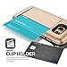 Galaxy S7 Edge Case, VRS Design [Damda Clip][Champagne Gold] - [Wallet Card Slot][Military Grade Protection] for Samsung S7 Edge