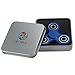 Fidget Spinner Toy Ceramic Bearing Ultra Durable Best Stress Reducer Relieves ADHD Anxiety and Boredom-Spins Last for 2mins (Blue)