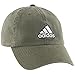 adidas Men's Ultimate Relaxed Adjustable Cotton Cap, Earth Green/Black/Clear Grey, One Size