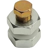 Derale-13010 TRANS PAN DRAIN PLG, Silver