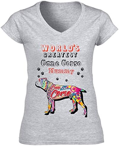 teesquare1st Women's Cane Corso - Mummy c Grey T-Shirt