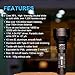 LUMINTOP GT Mini Long Rang Flashlight 17W 4.5A CREE XHL Max 1200 Lumen Beam Distance 750 Meter 135,000cd Outdoor Flashlight (Neutral White)