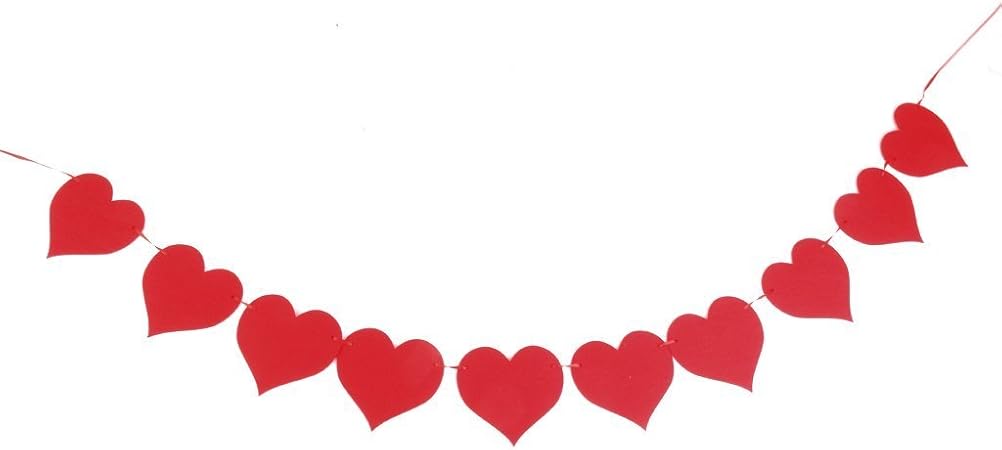 Kotiger Wedding Party Tire De Flores Forma De Corazon Banderines