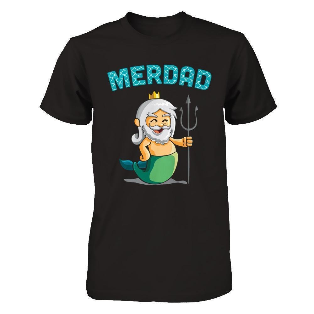 Merdad Father Of A Mermaid Short Sleeve Tee T Shirt
