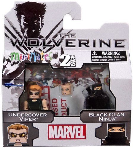 Minimates: The Wolverine Undercover Viper and Black Clan Ninja 2-Pack