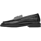 JilTrdWei Women's Loafers Comfortable Slip On Flats, Classic Penny Loafers for Work and Office, Business Casual Dressy Shoes in Leather or Suede