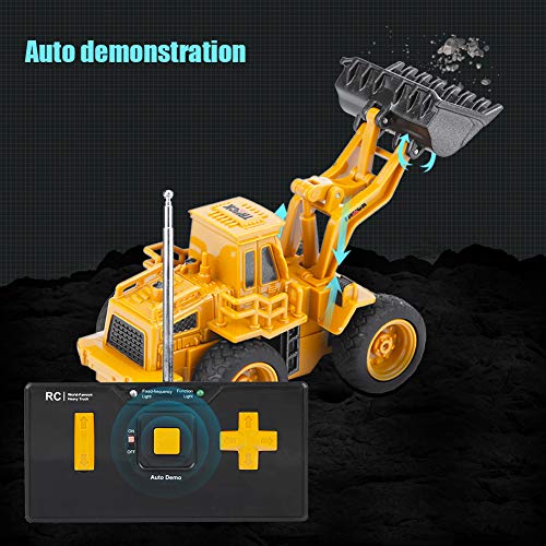 Ferngesteuertes Auto RC Auto Spielzeugaut RC Frontlader Spielzeug Fernbedienung Bagger LKW Bagger Spielzeug RC Kran Mini… – Bild 5