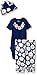 Gerber Baby Three-Piece Bodysuit, Cap, and Legging Set, Daisies, 6-9 Months