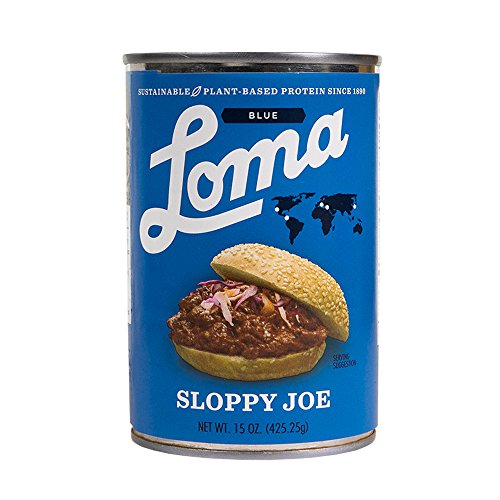 Loma  Linda Blue - Plant-Based - Sloppy Joe (15 oz.) - Non-GMO, Gluten Free, Kosher