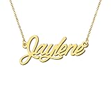 Aoloshow Women's Jaylene Name Necklace Initial
