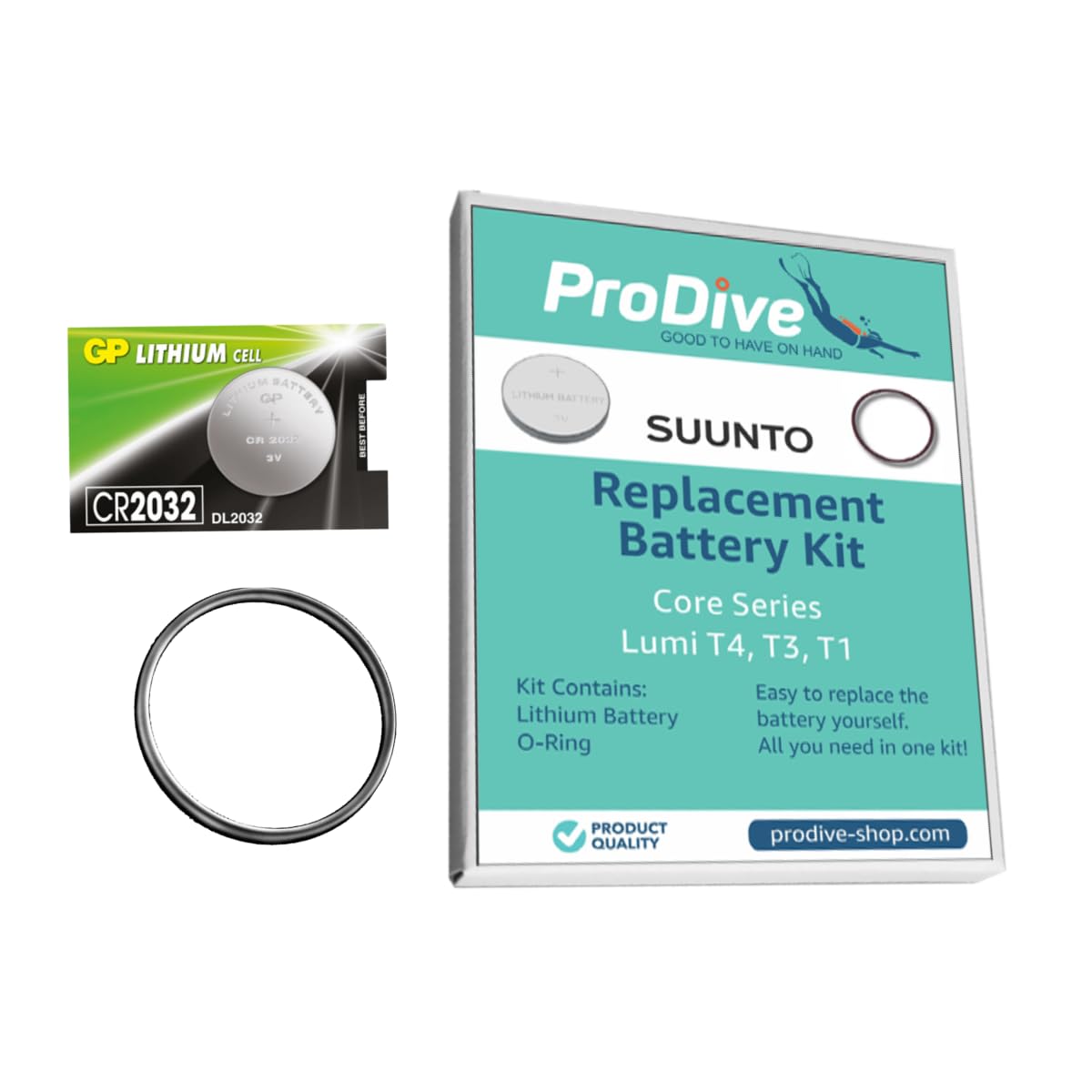 Battery Kit for Suunto Core Lumi T4 T3 T1 Wrist Top