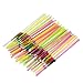 Blulu 50 Pieces Umbrella Disposable Bendable Drinking Straws for Luau Parties, Bars, Restaurants