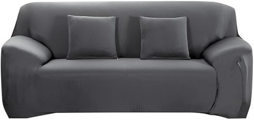 Souarts Housse De Canape Elastique 3 Places Salon Couverture