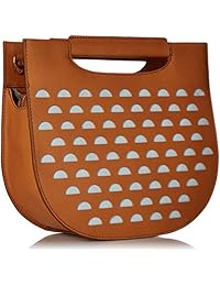 Hazel fósil - Bolso de piel cruzada