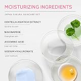 LAIKOU Sakura Skincare Gift Set 6pcs Cleanser Toner Serum Cream Eye Sunscreen view 6
