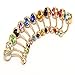 Coolrunner 14G Belly Button Ring Body Jewelry Piercing 12 Pack (Gold Pole)