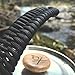 überleben Kessel Bushcraft Pot with Canvas Bag | Wood Handle | Mil-Spec 550 Paracord Wrapped Kettle Handle | 304 Stainless Steel | Camping Hiking Backpacking Survivalthumb 4