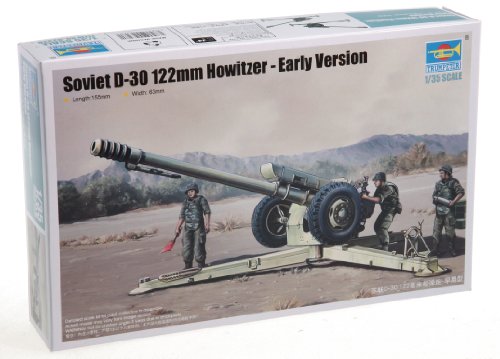 Trumpeter Soviet D30 122mm Howitzer Early Version (1/35 Scale)