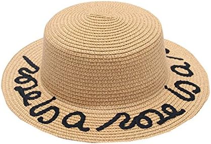 Leisure Hat Embroidery Tide (Brown)
