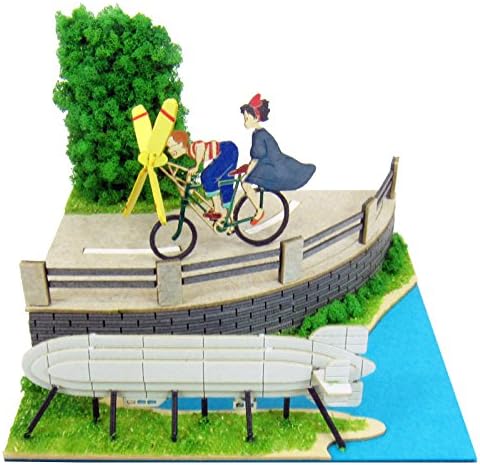 Kikis Delivery Service Ghibli Mini Studio Tombo with Propeller Bicycle Miniature Model Kit