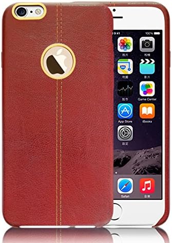 Prosper PU Leather Back Cover for Apple iPhone 8 (Red)