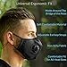 Exercise Mask for Cycling, Running, and Hiking for Women Men and Kids (Black)