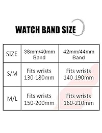 SHJD Correa de repuesto compatible con iWatch 1.496 in, 1.575 in, 1.654 in, 1.732 in, correa de silicona suave para iWatch Series 1 2 3 4 S M M L