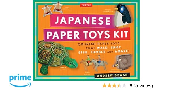 Amazoncom Japanese Paper Toys Kit Origami Paper Toys That