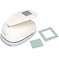 Bira 2.5 x 2.5 inch Square Lever Action Extra Large Craft Punch for Paper Crafting Scrapbooking Cards Arts (3.5 inch Square Measured diagonally)