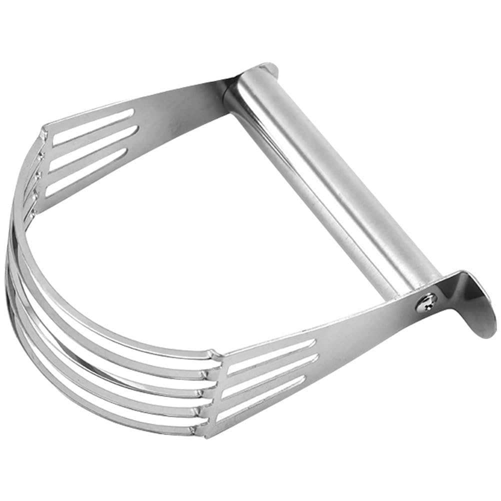 Mikikit Dough and Pastry Blender, Reusable Baking Utensil for Effortless Dough Mixing, Steel Pastry Cut-ter for Pies and Pastries