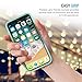 Maxboost iPhone X Case, HyperPro Hybrid Clear Case with GXD GEL [Drop Protection] / Premium Clarity for Apple iPhone X / iPhone 10 2017 [Reinforced Frame] TPU Bumper + Hard PC Back Cover -Mint/Orange