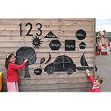 Eduk8 Worldwide, Chalkboard on a roll, reusable, cut/stick to many surfaces