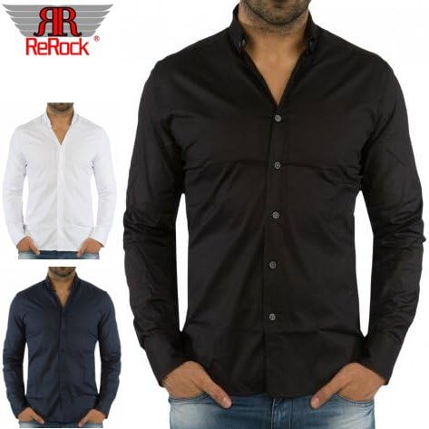 Amazon ボタンダウン 長袖シャツ メンズ ストレッチ 白黒紺 無地 Xl 紺 シャツ 通販