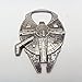 Star Wars Millenium Falcon Metal Bottle Opener Zinc Alloy - Non-magnetic Opener 2.4